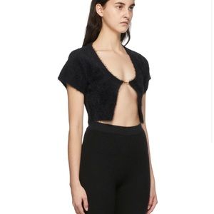 JACQUEMUS
Black 'La Maille Neve' Cardigan shirt